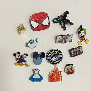 Colorful Collectible Pin Set